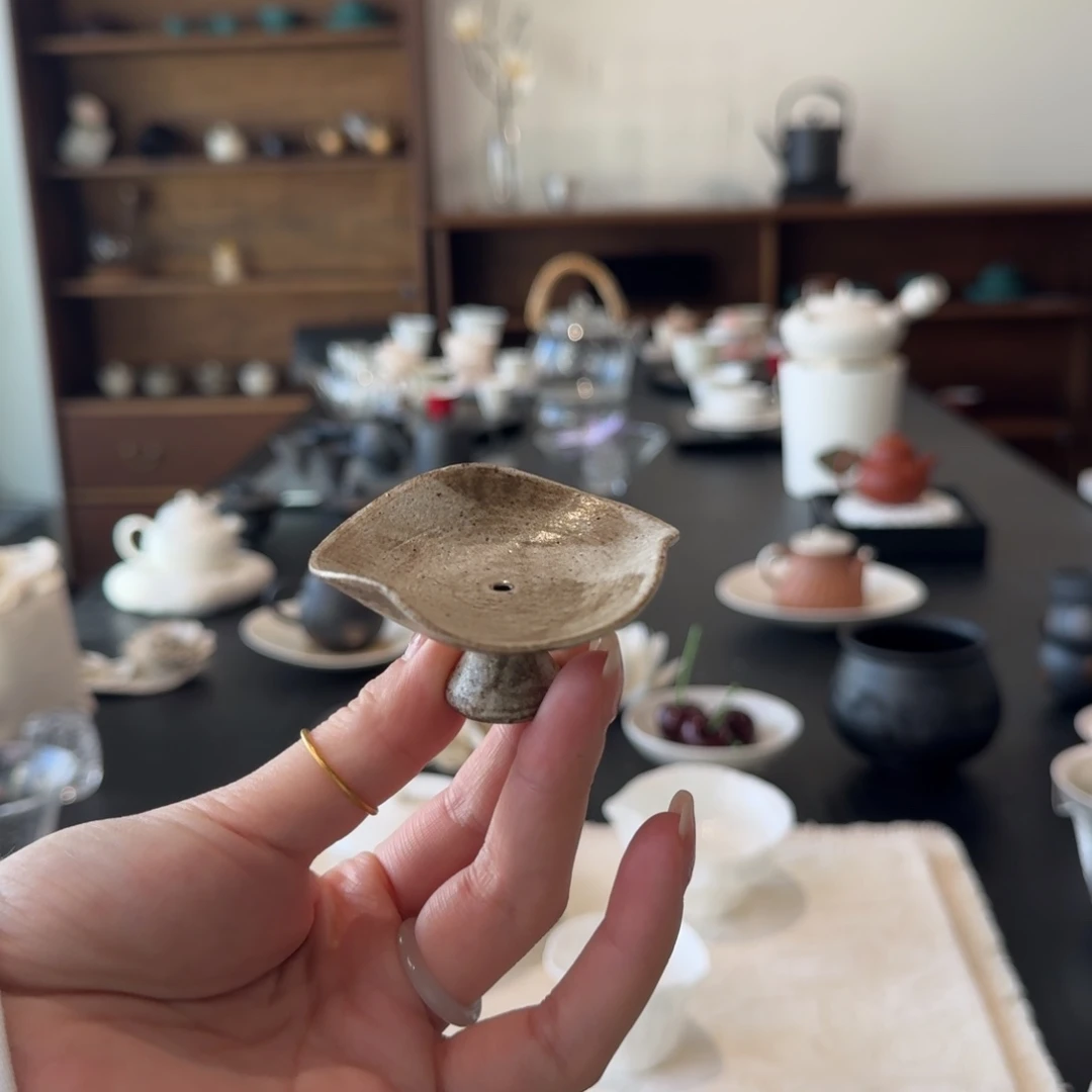 古拙色小高足香插