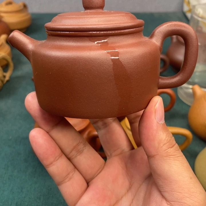 茶壶紫砂皆**客全手工德中瑕
