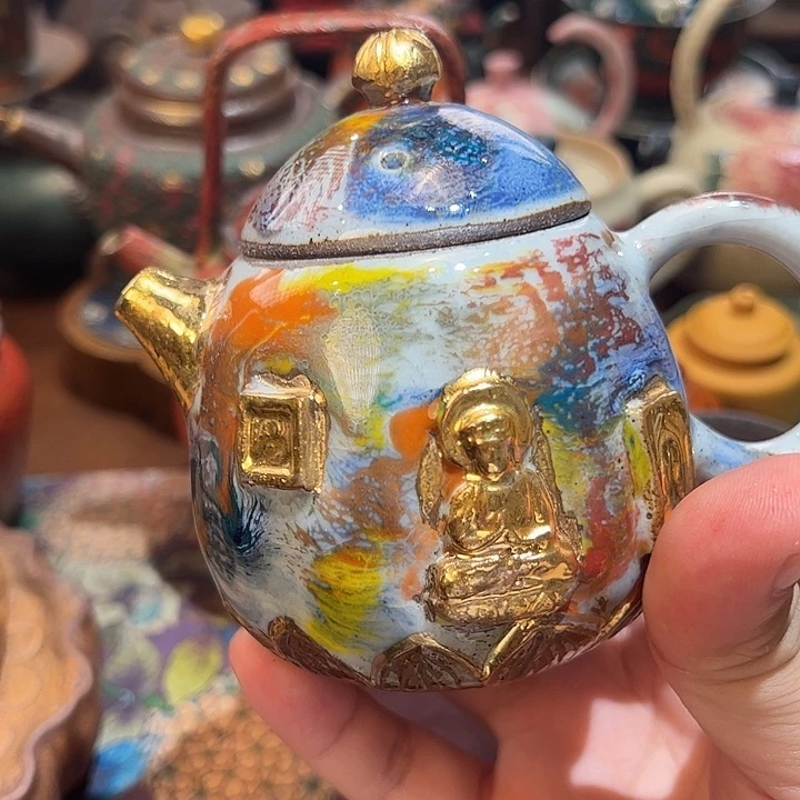 迦***瓷器仙境复古茶器美