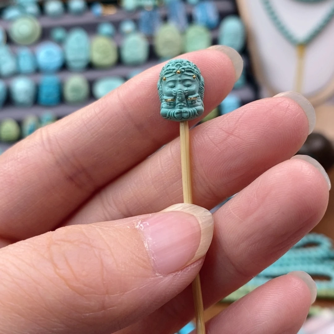 绿松石珠宝奇石未镶嵌