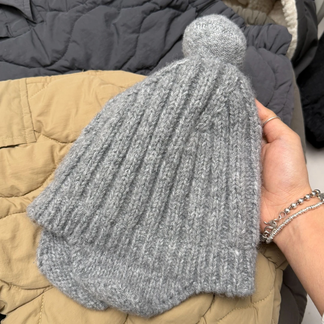 豆泥Doodonii 2024秋冬针织帽ins韩系儿童毛线帽男女童针织护耳帽