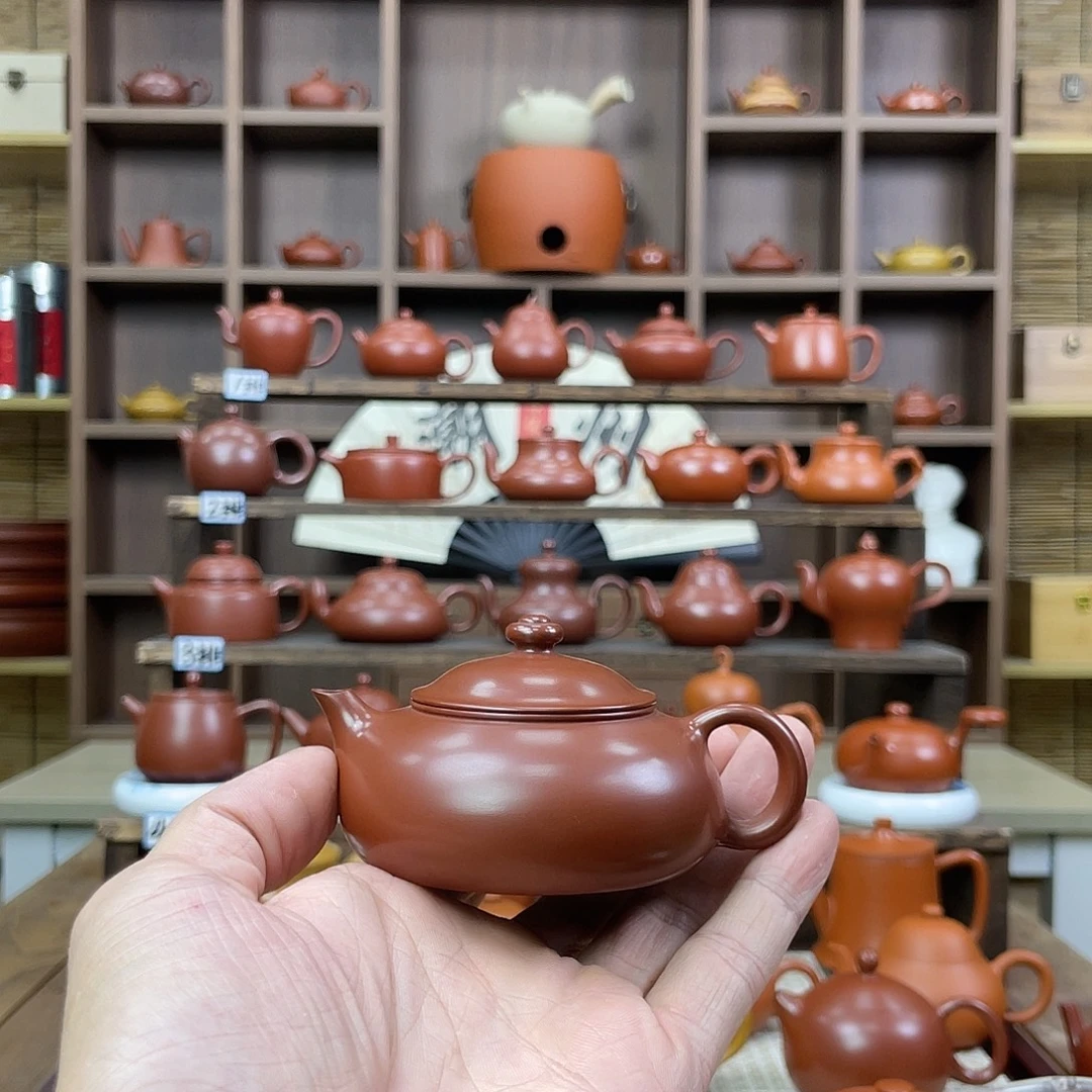 (***你茶壶紫砂潮州手拉壶寒江