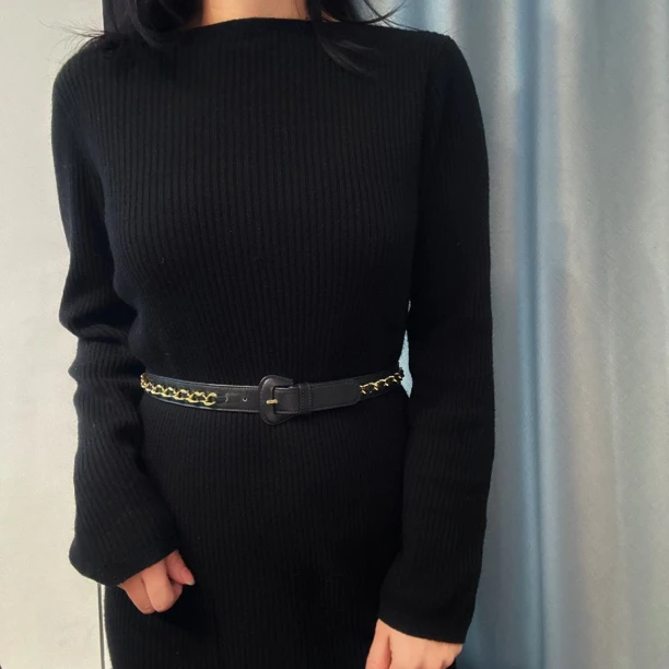 95新 Chanel/香奈儿 Chanel vintage香奈儿中古腰带（72-78cm）