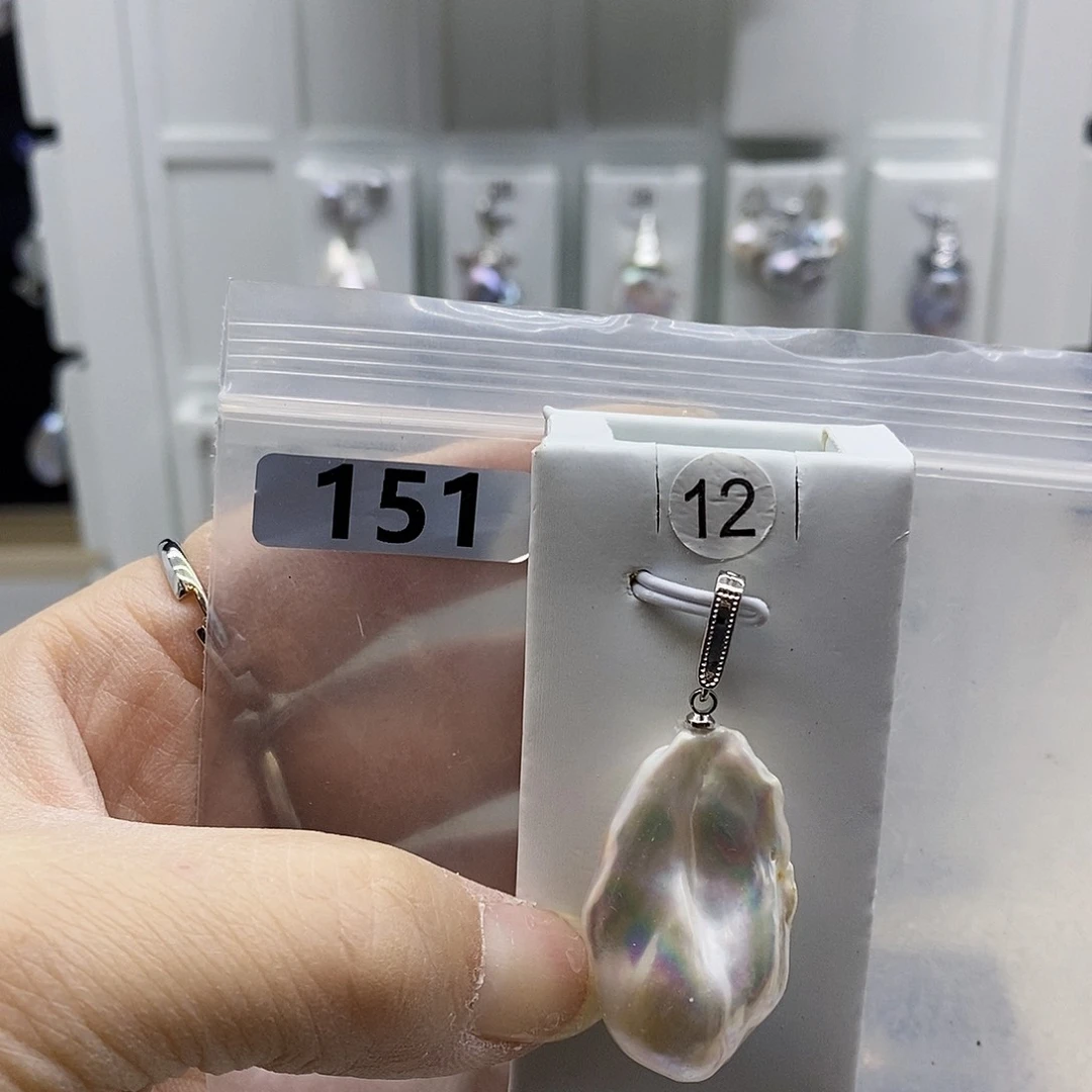 颈饰合金淡水珍珠