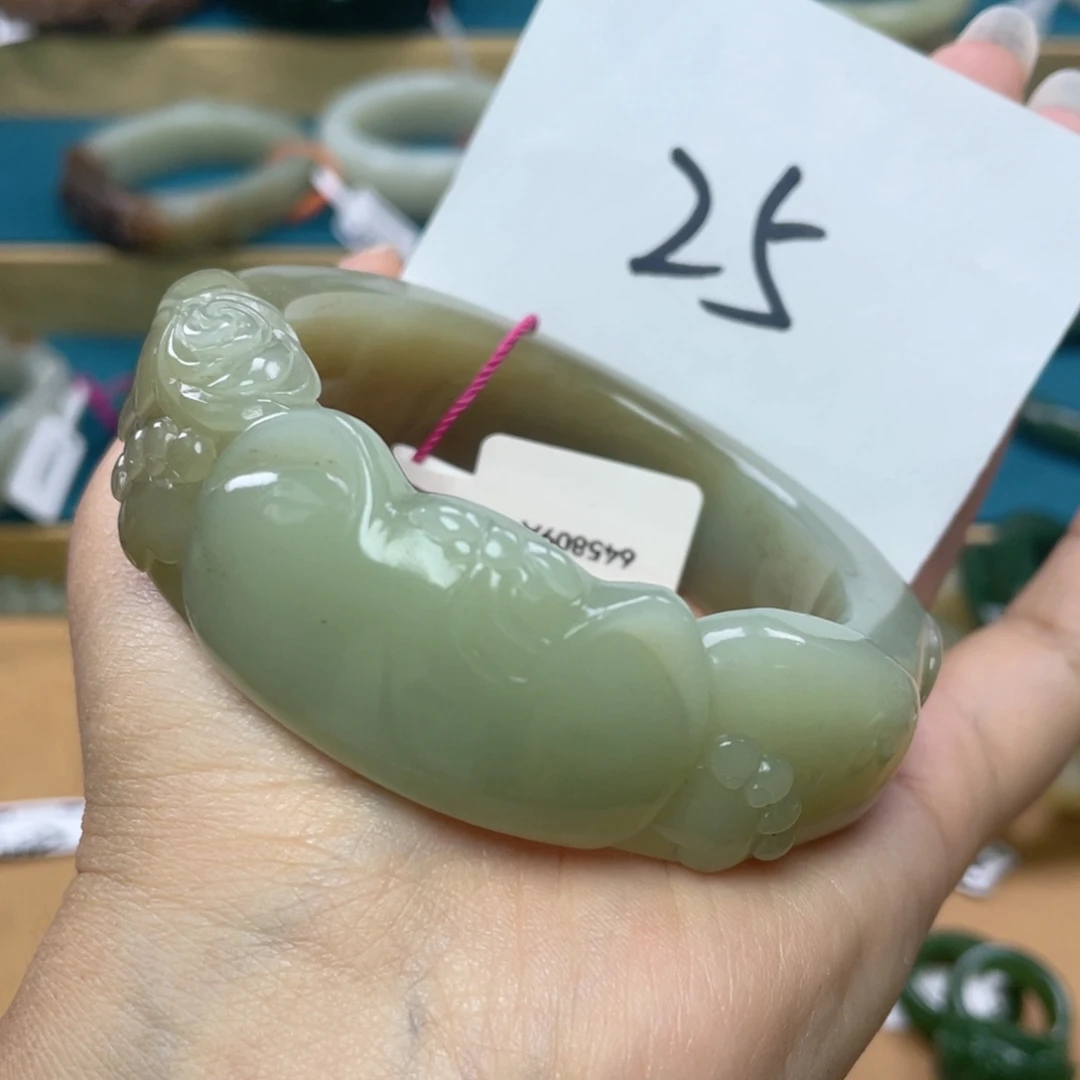 未镶嵌手镯和田玉圈口58
