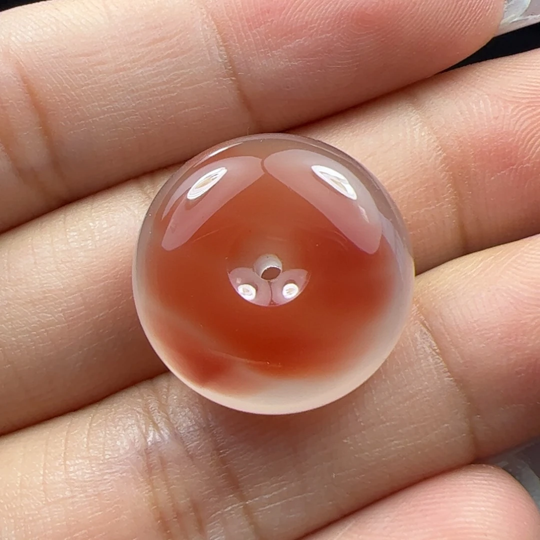 未镶嵌平安扣南红玛瑙