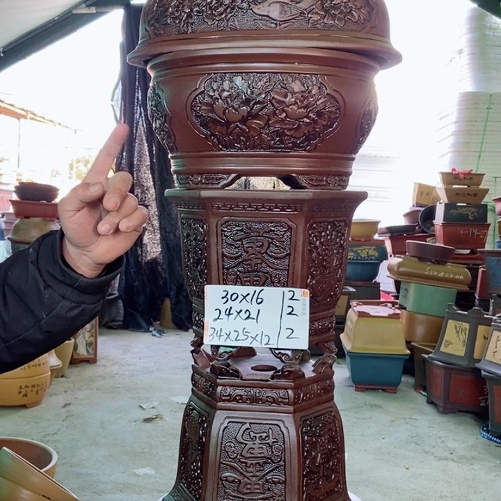 紫砂花盆紫砂紫砂