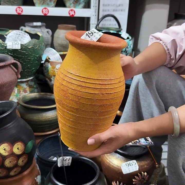 瑕疵黄色瓶199高度24口径12
