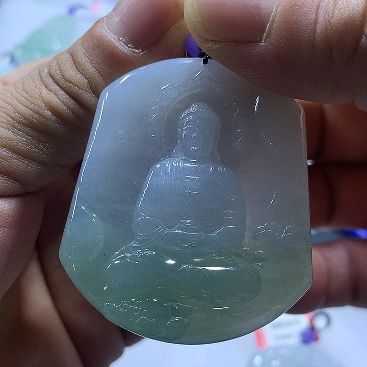 翡翠未镶嵌颈饰天然翡翠吊坠A货