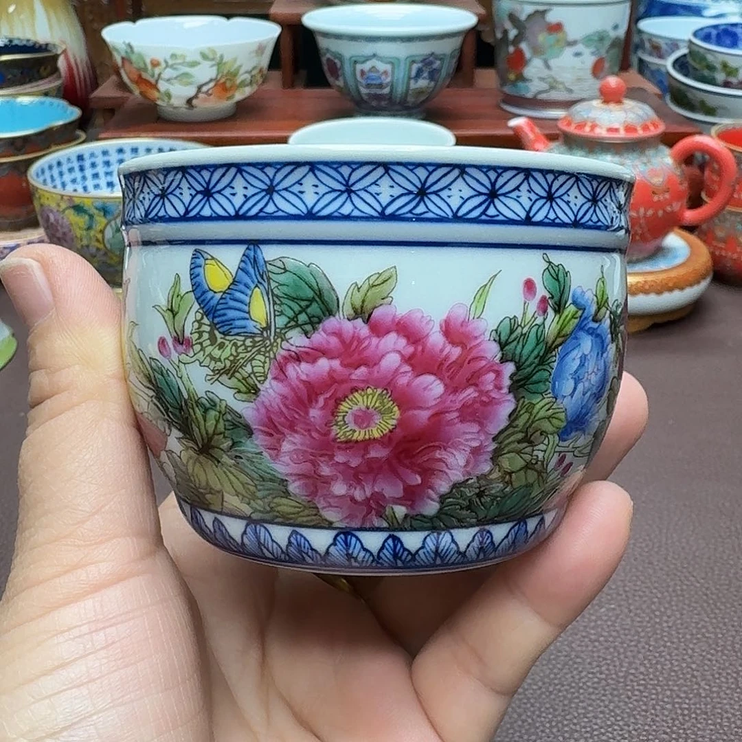 瓷片景德镇仿古手工制作精品展示