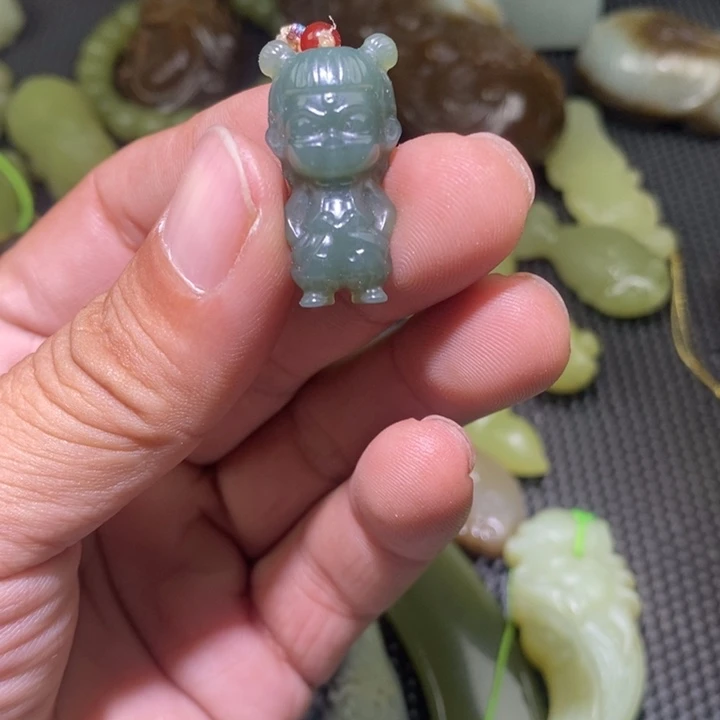 和田玉（糖玉）未镶嵌车挂