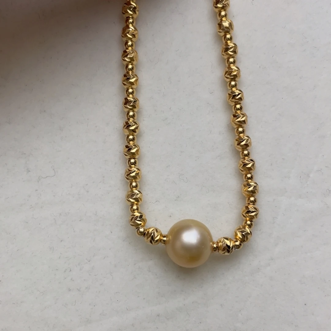 海水珍珠银S925镶嵌手绳