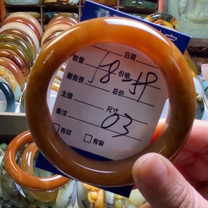 蛇纹石玉手镯未镶嵌可****8