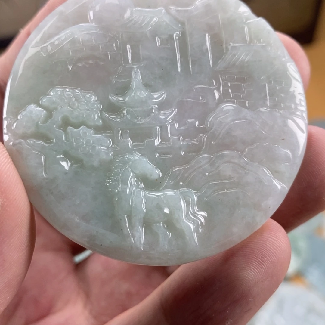 颈饰未镶嵌翡翠翡翠