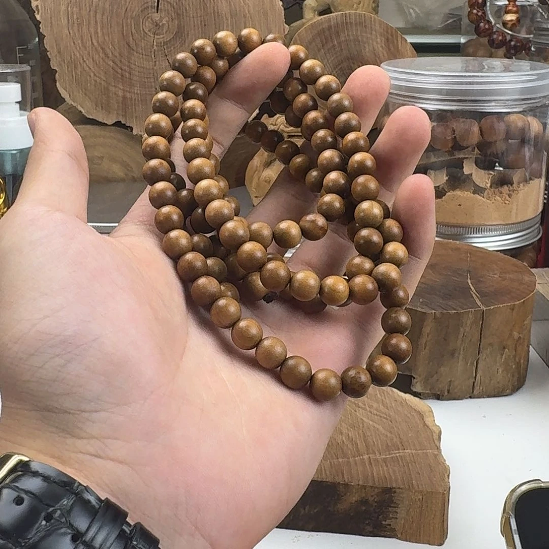 檀香木手串/手链?****制0.8*108福利。。。