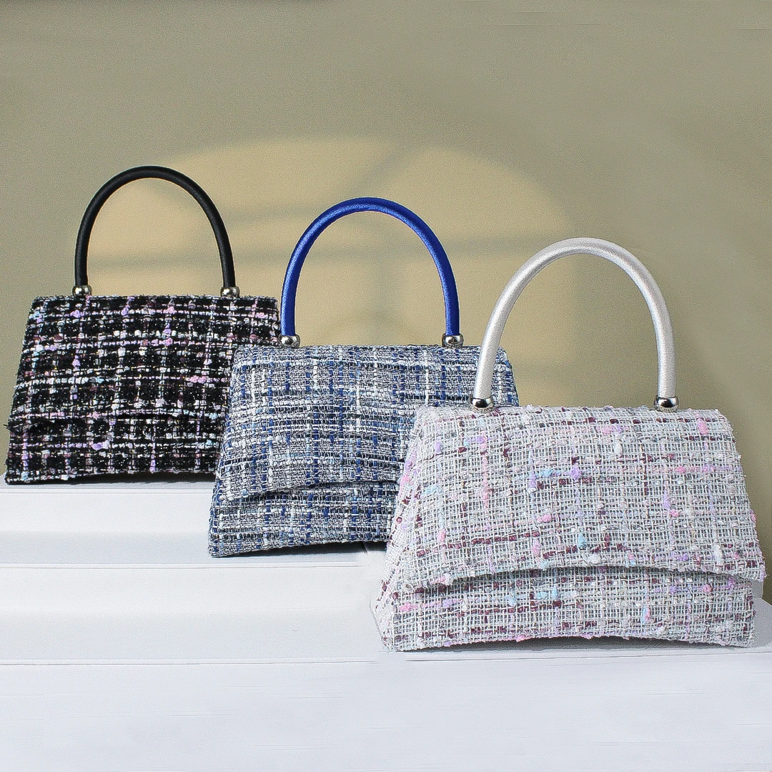 时尚通勤包百搭小香风百搭斜挎包手拿包高级感法式包手提包