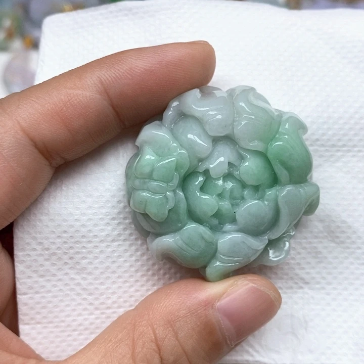 颈饰未镶嵌翡翠天然缅甸翡翠