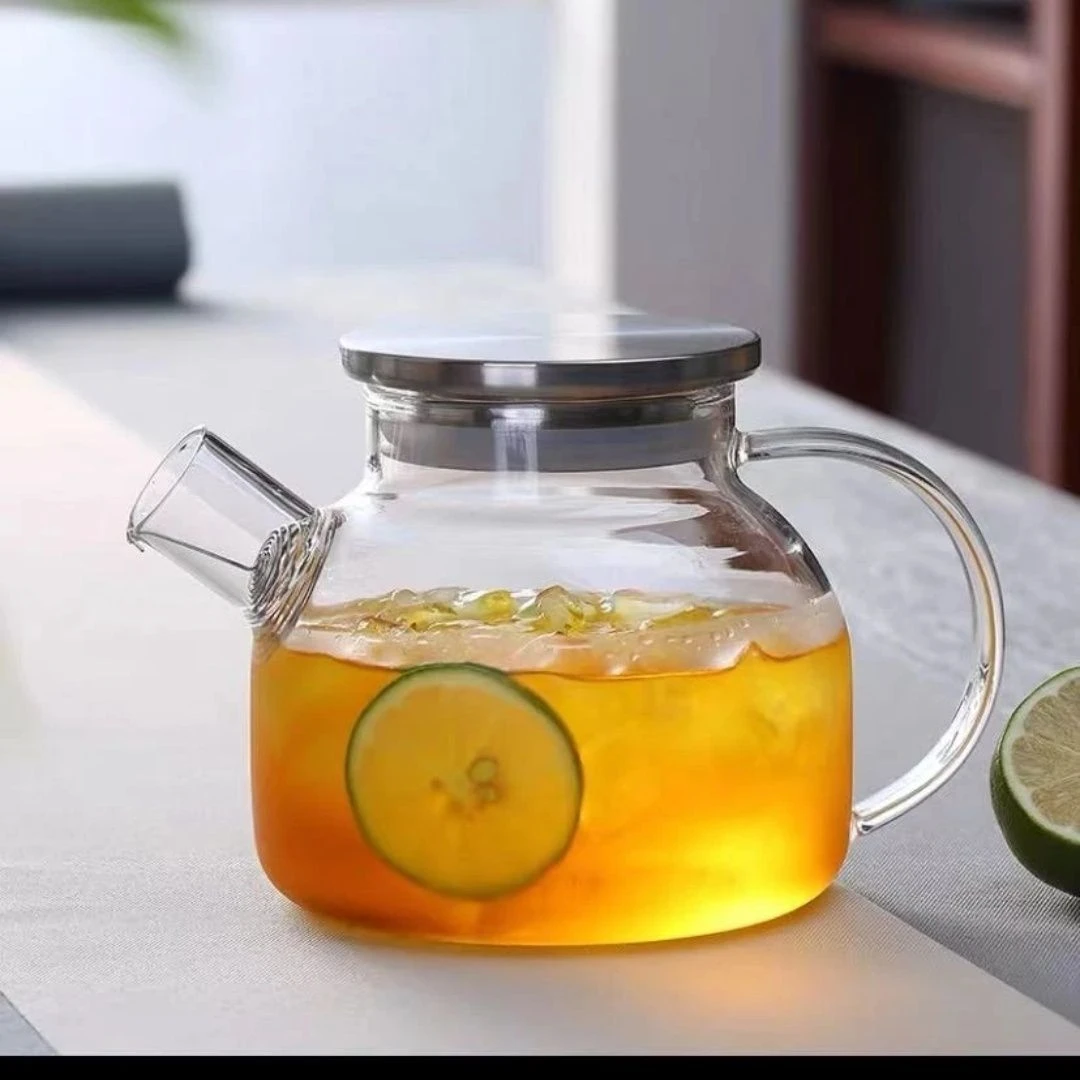 透明1000毫升养生壶围炉煮茶壶玻璃壶泡茶专用耐高温烧水壶可明火