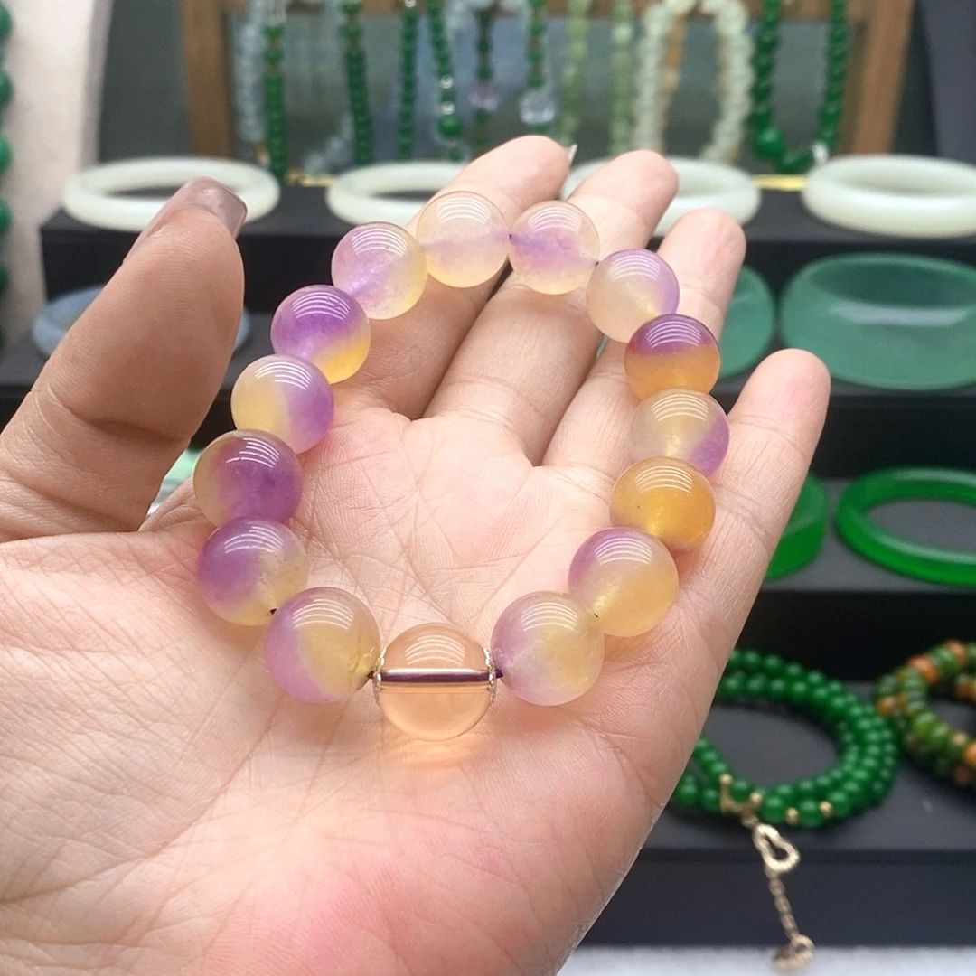 珐琅非金属时尚百搭春带彩卡14mm均码