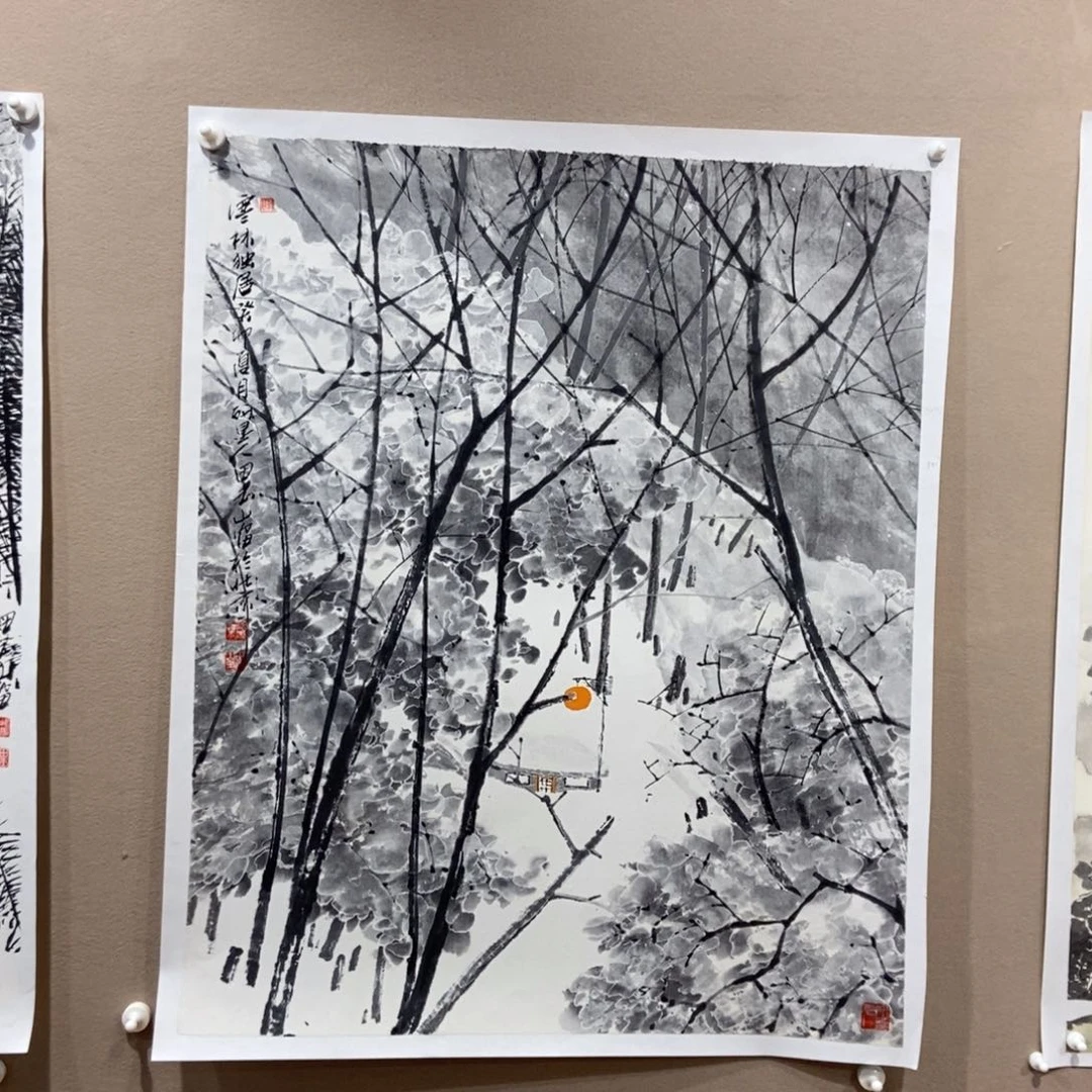 【闪购商品】国画海**韵墨鱼精品墨鱼精品