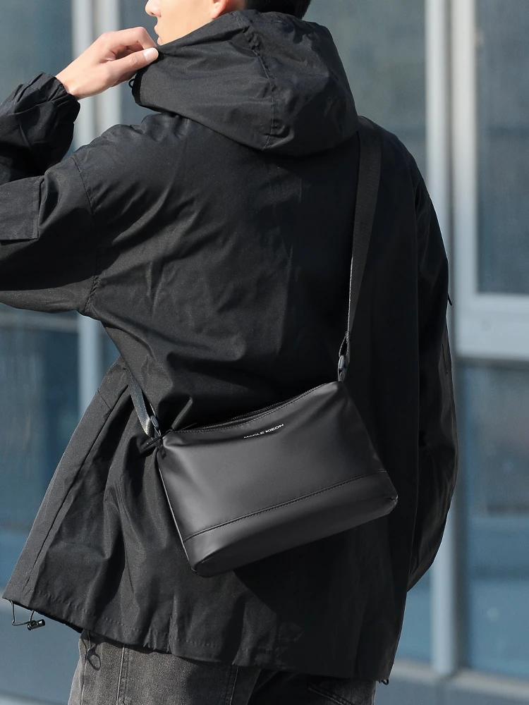 新款斜挎包男士单肩包男小背包防水牛津布多层男包大容量休闲潮牌