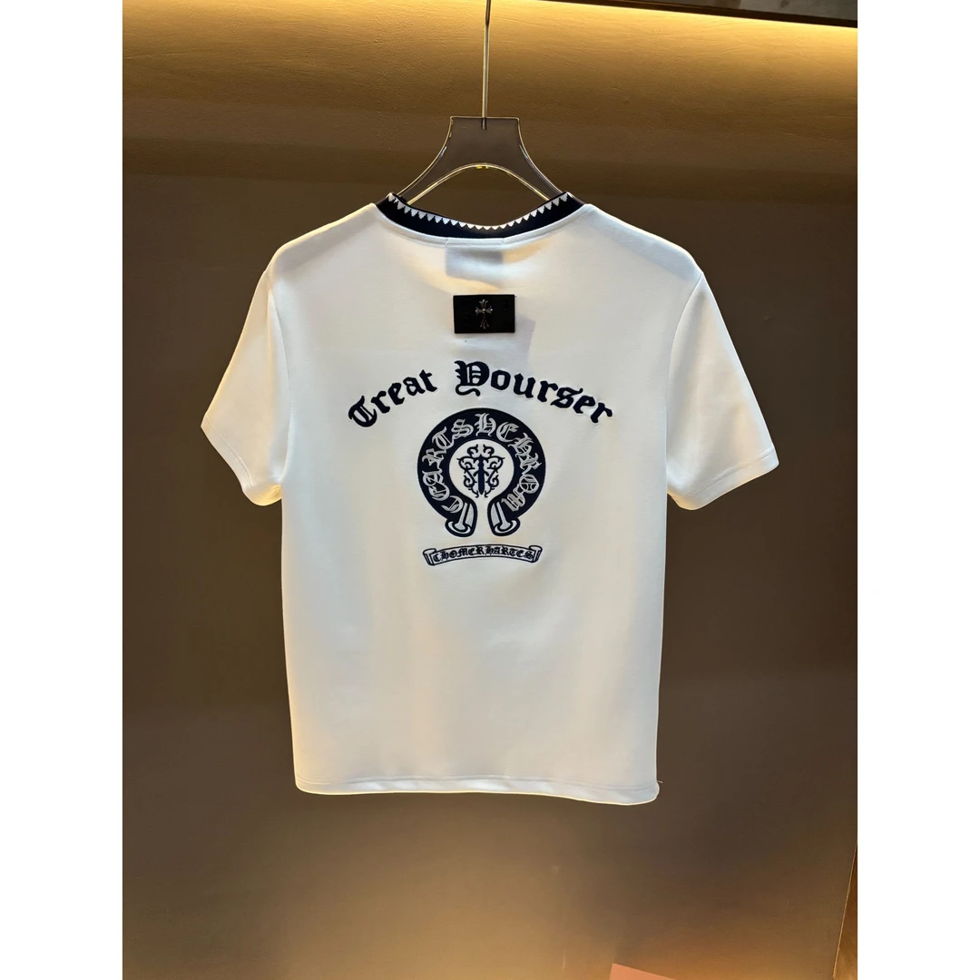 男士夏季新款轻奢休闲百搭修身时尚半袖K857