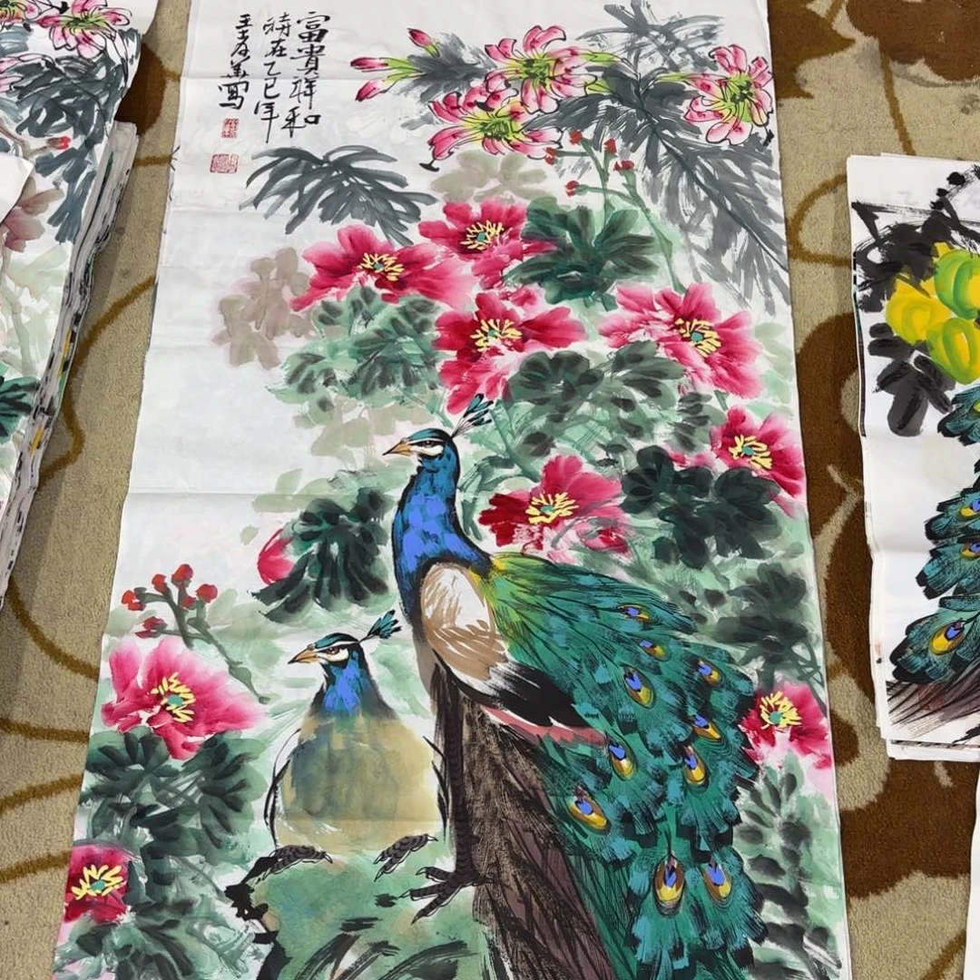 国画王孝华李欣主播