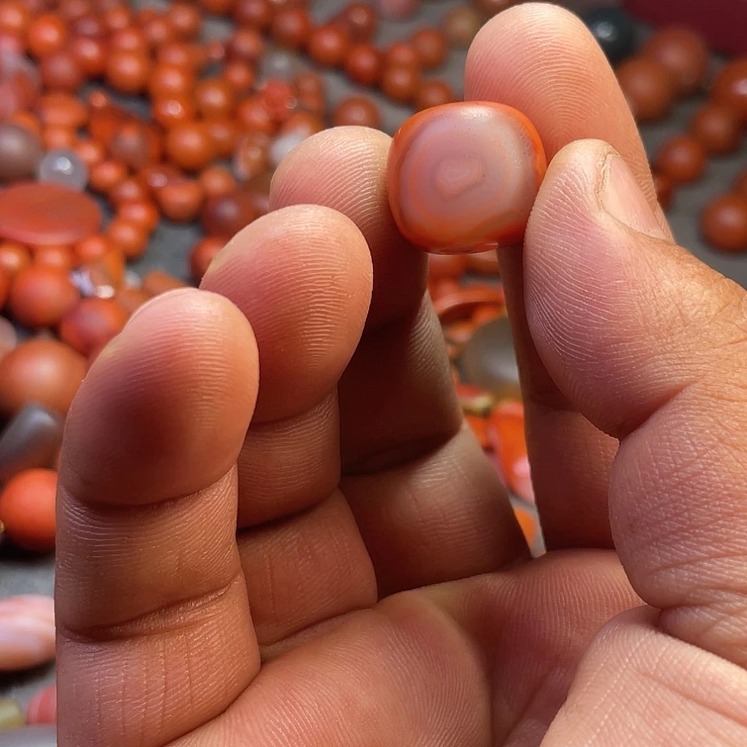 正***义南红玛瑙珠子未镶嵌