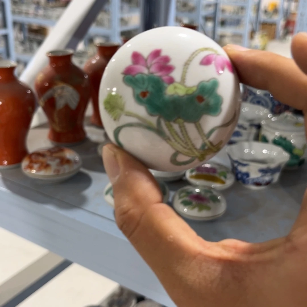 摆件摆件手绘瓷器全部处理了