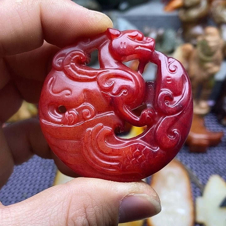 未镶嵌蛇纹石玉颈饰
