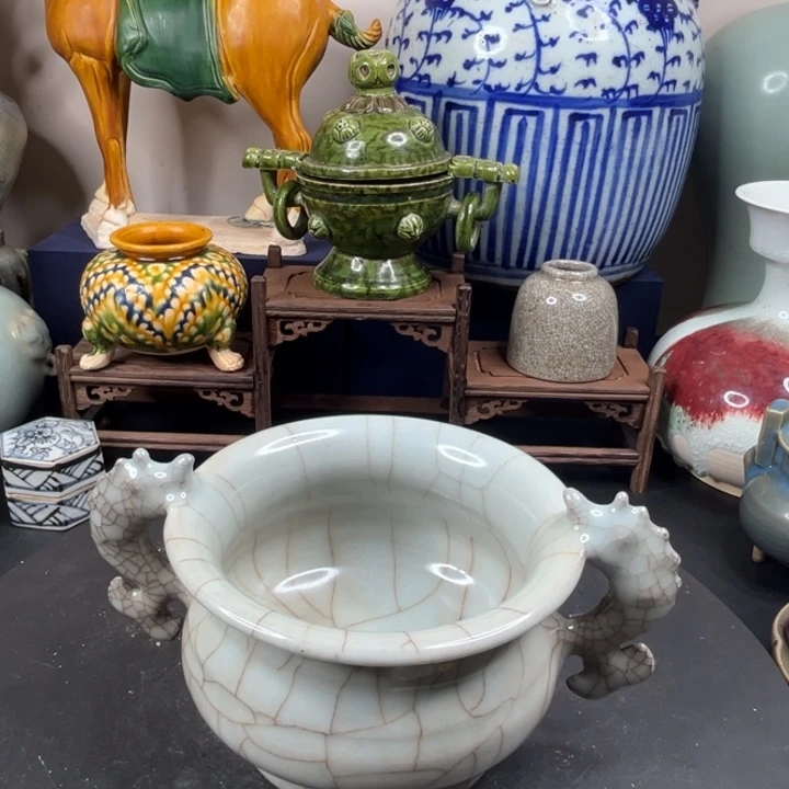 明***藏瓷器官窑官窑官窑