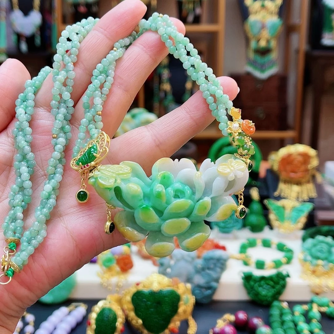 翡翠合金颈饰48小时鉴赏期