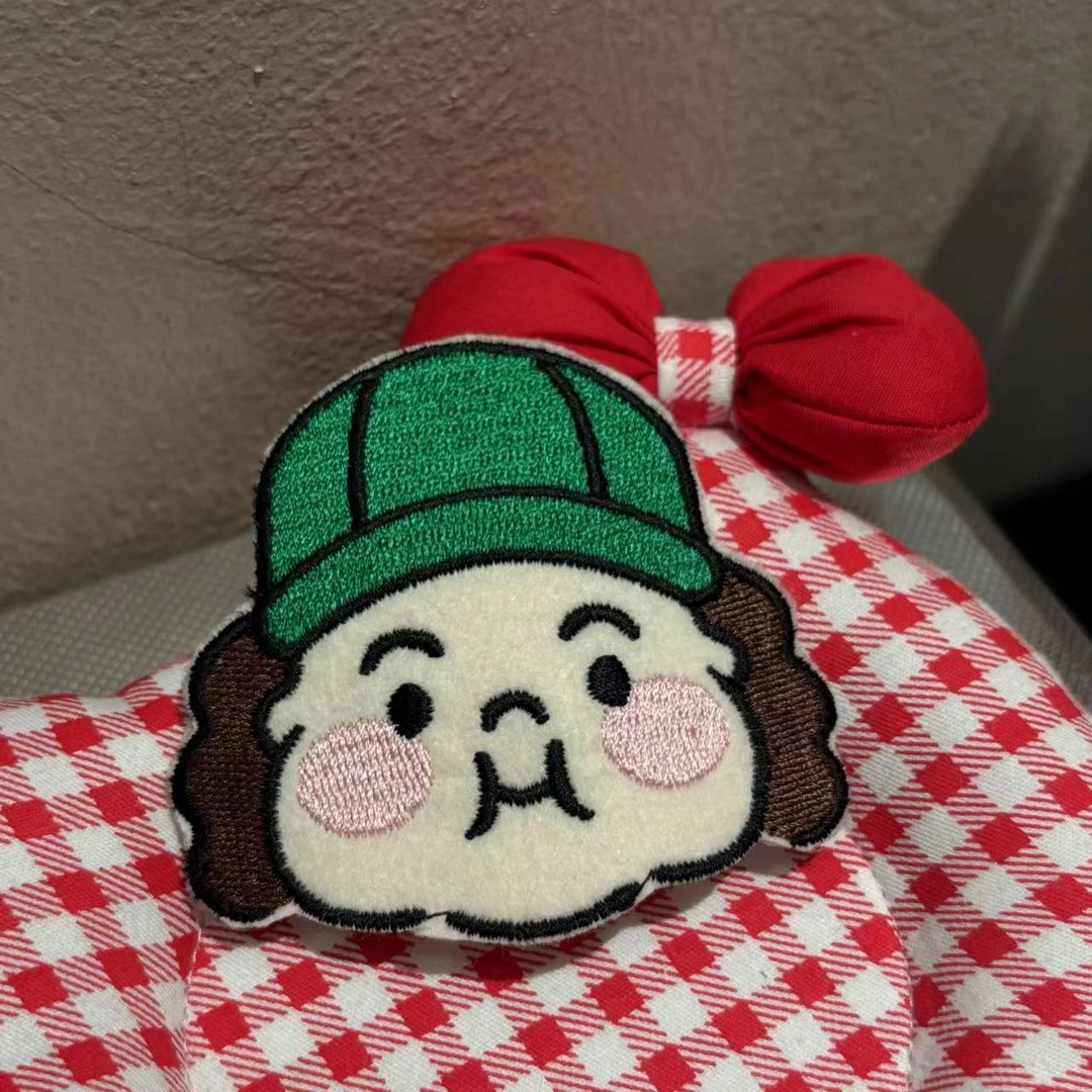 韩国刺绣可爱发夹胸针两用Y1087