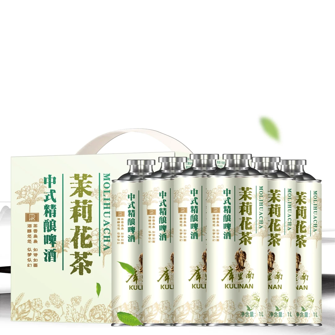 茉莉花茶啤中式精酿啤酒1L*6木森大舞台