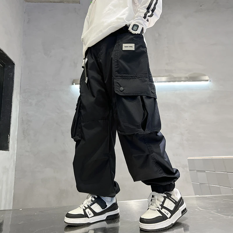 男童裤子春秋款百搭工装裤服装秋季新款儿童外穿中大童痞帅韩版