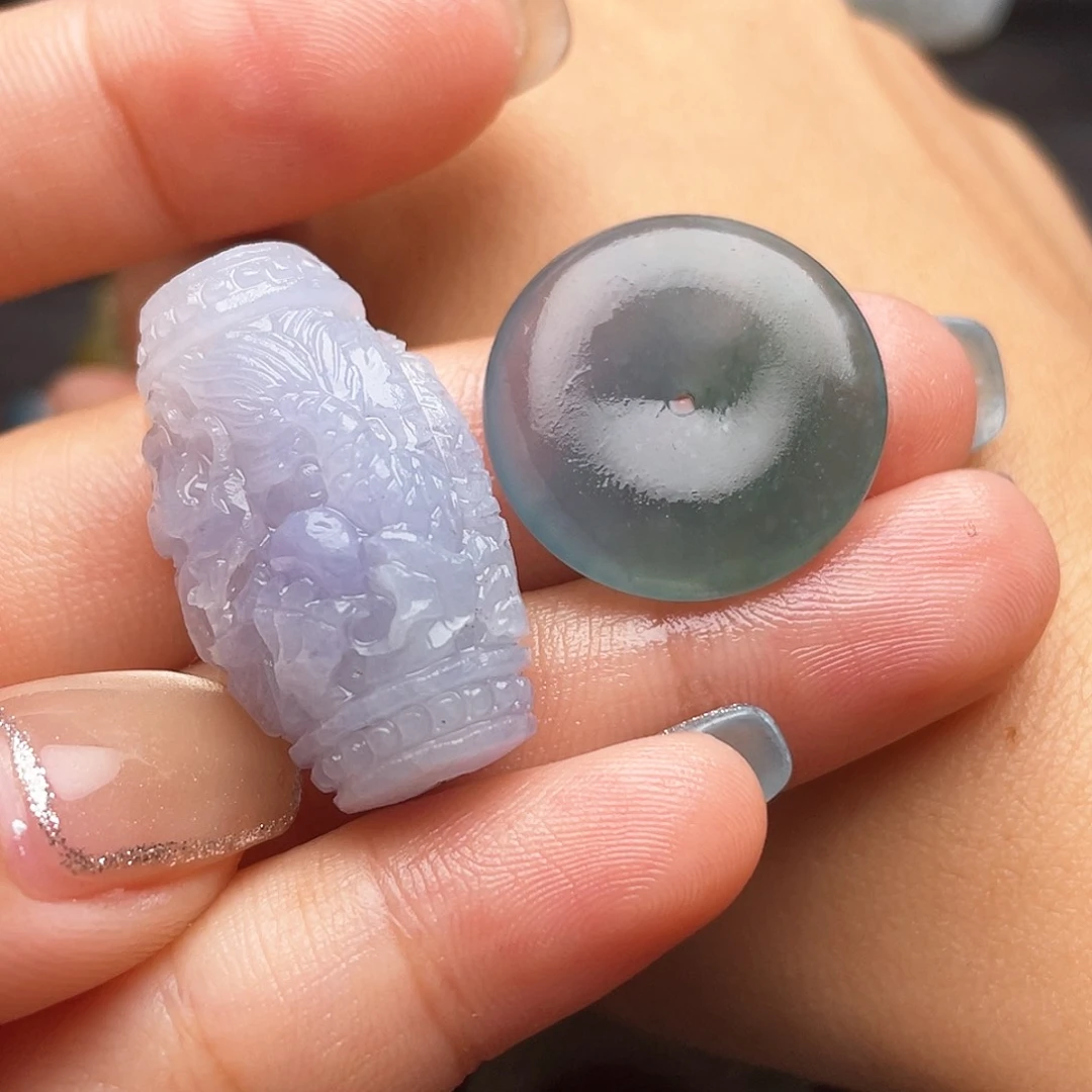 定制翡翠未镶嵌屋**猫天然