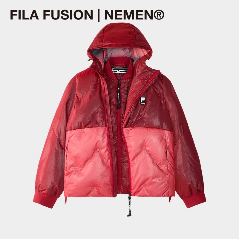 FUSION | NEMEN斐乐情侣款羽绒服2025春新款两件套外套T11U519901