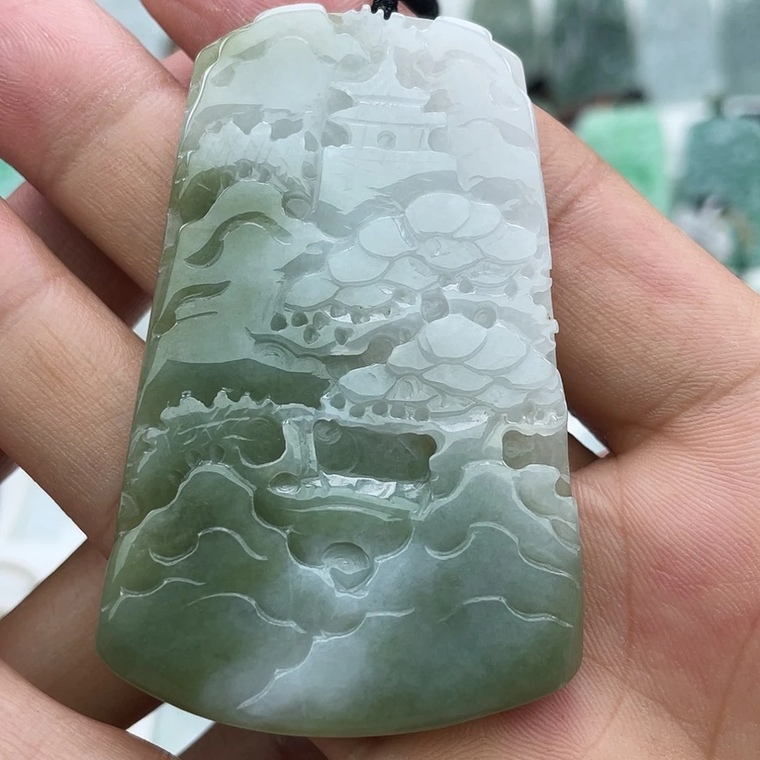 颈饰未镶嵌翡翠翡翠