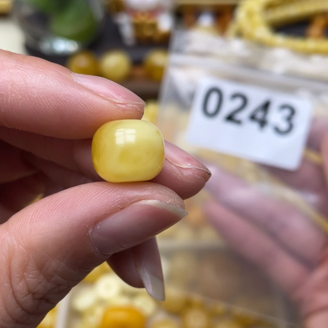 琥珀珠宝奇石未镶嵌粉12.5