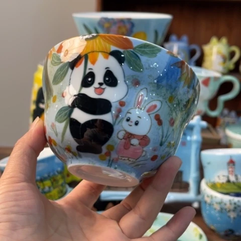 炉景德镇釉下手绘陶瓷