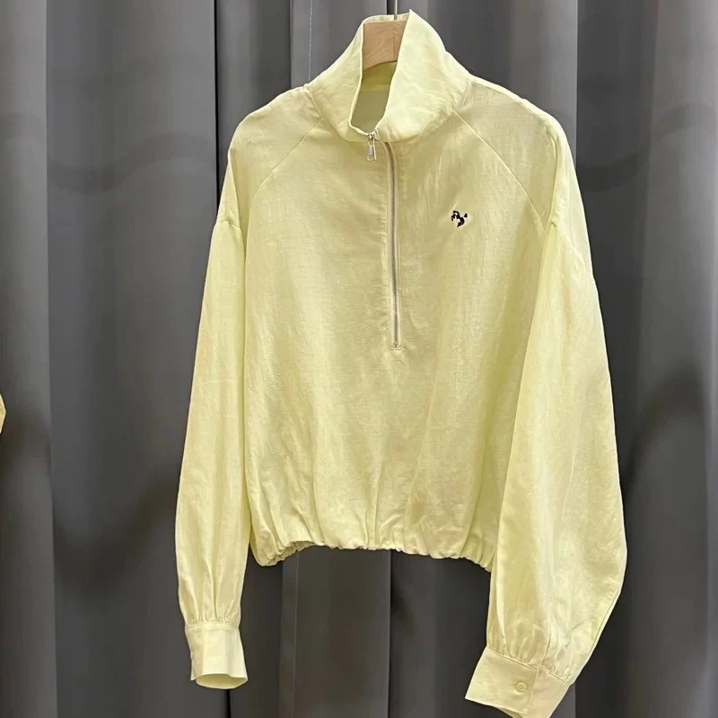 D50055南油高货亚麻上衣