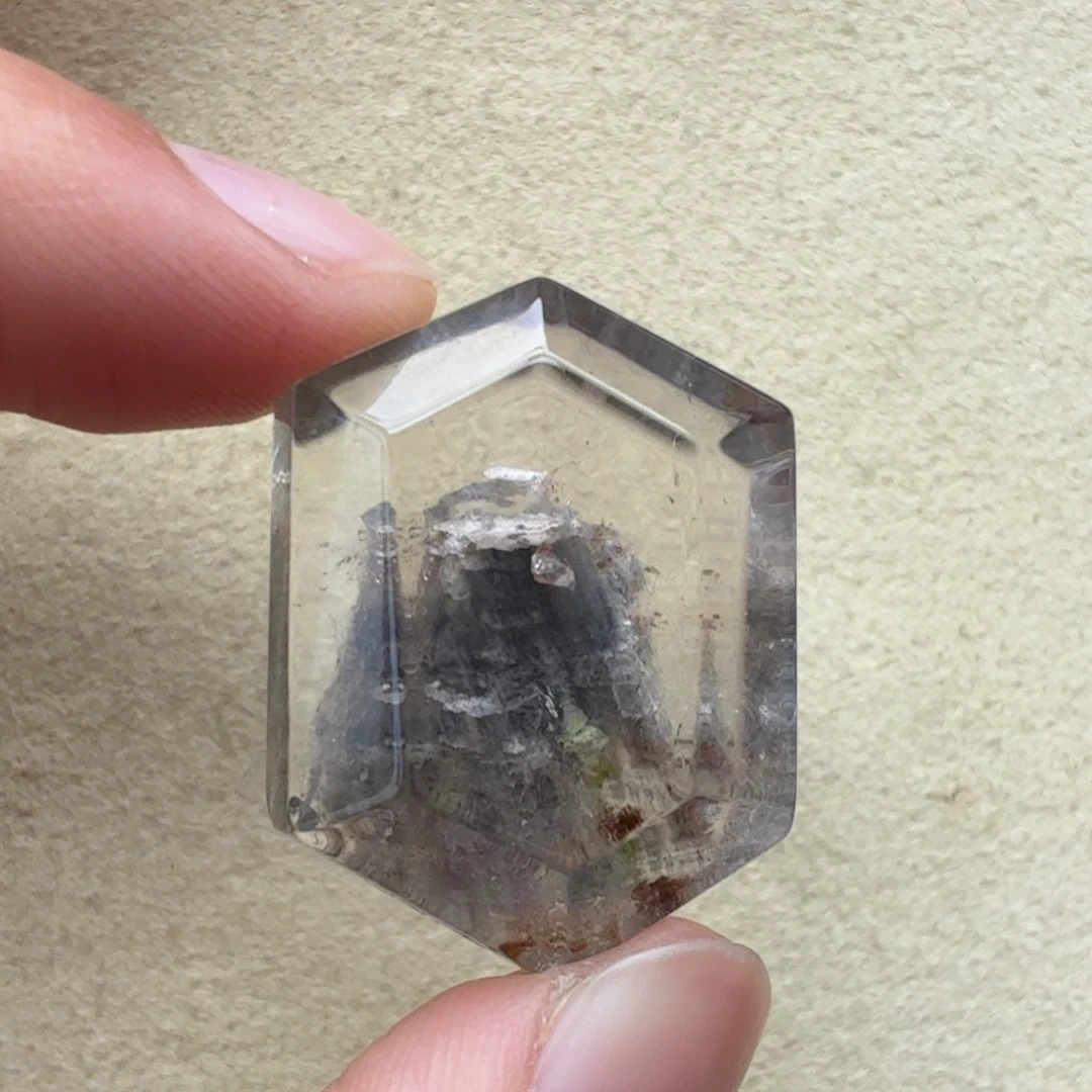 水晶未镶嵌颈饰打孔定制不退换幽灵隐山