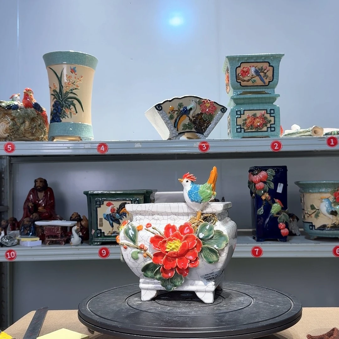花***界精品石湾花盆高端