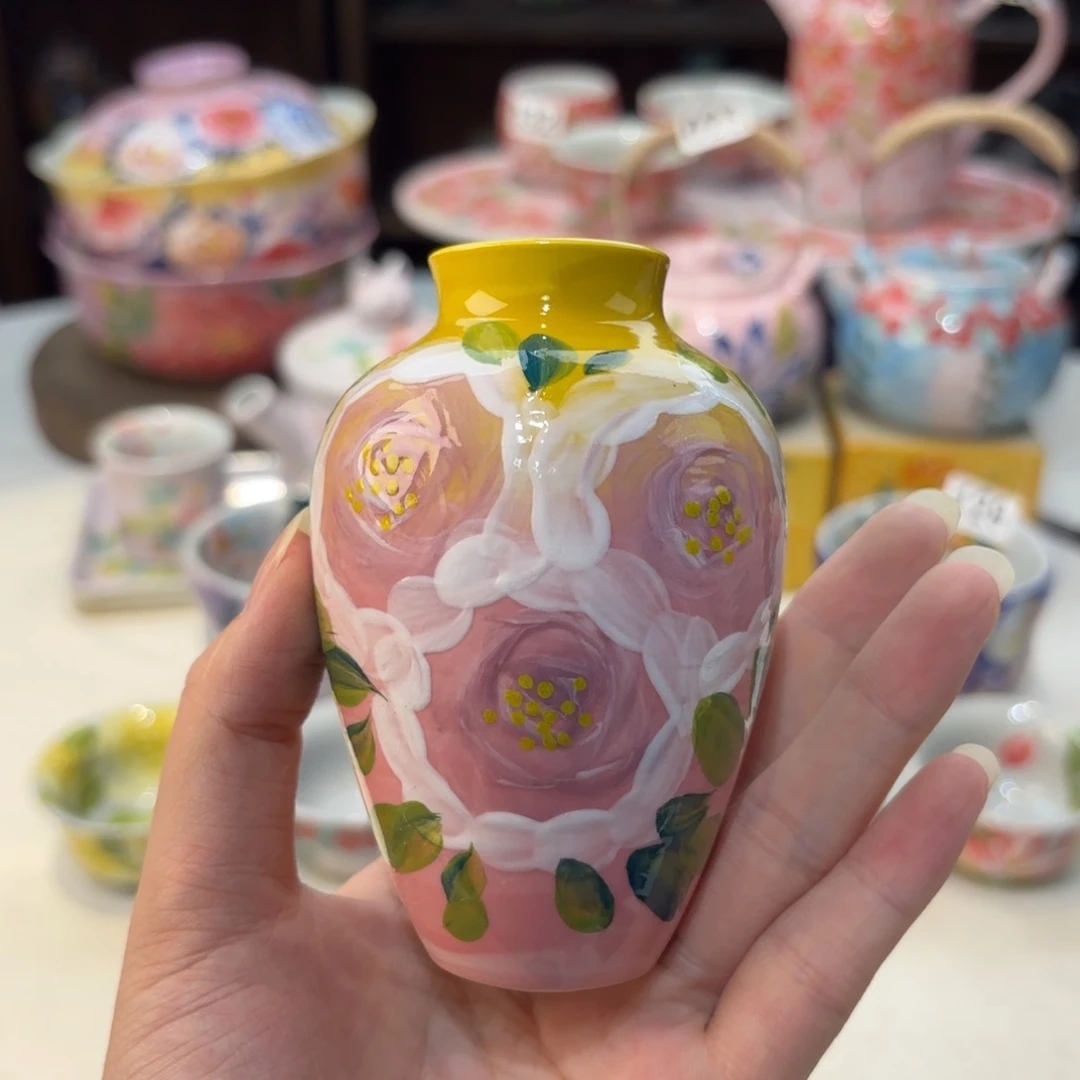 景德镇手绘高温釉下彩陶瓷茶具