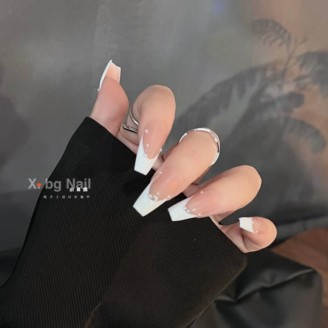 【玛丽莲梦露】X_bg Nail小鼻嘎百搭法式新娘穿戴甲多甲型可选