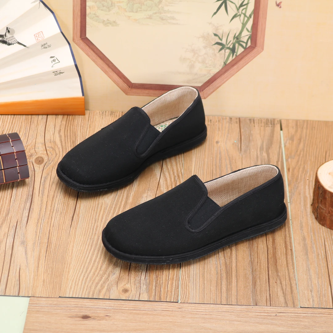 【三防艾草缓震】老北京千层底布鞋手工男款秘方加绒防臭鞋男士