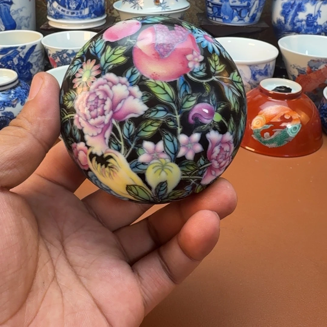 不***ⁱ陶杯子景德镇全手工手绘陶瓷