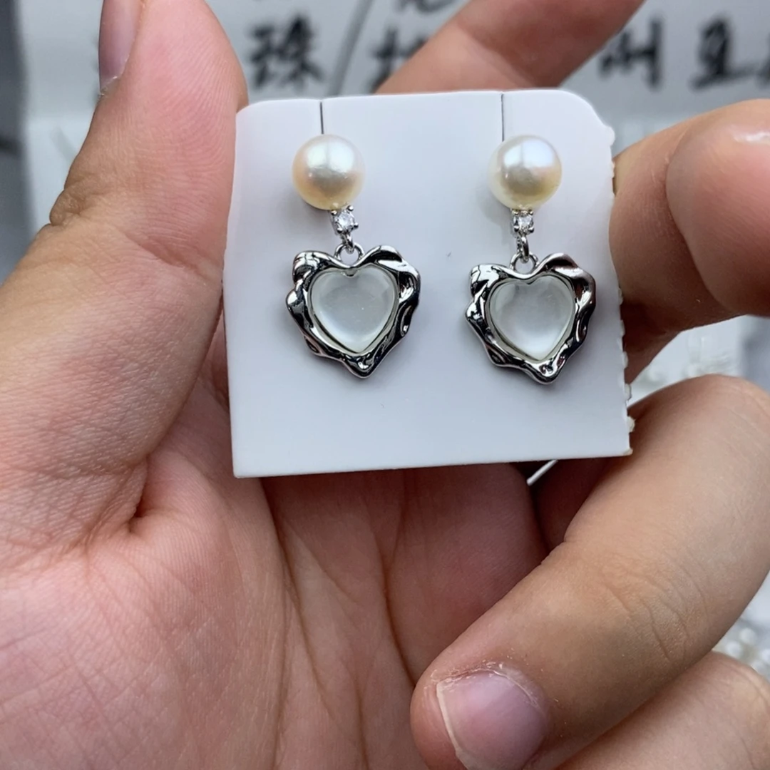 耳饰未镶嵌淡水珍珠