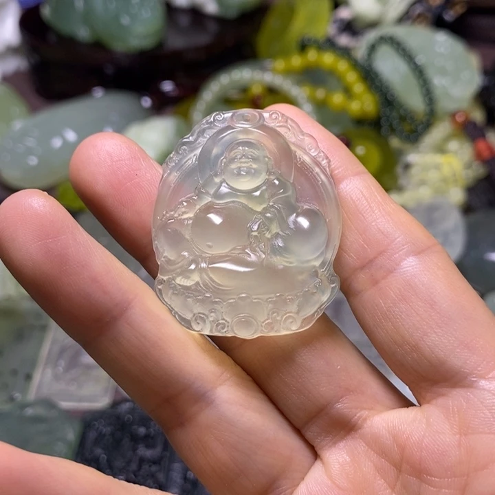 岫玉未镶嵌岫玉颈饰