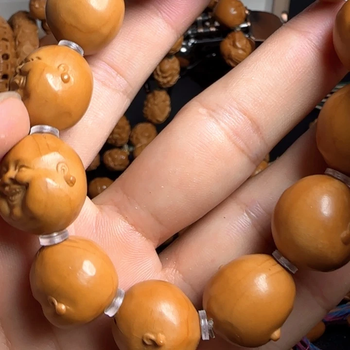 巴***a橄榄核手串/手链百态